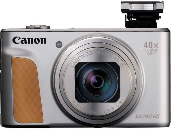 Canon PowerShot SX740 HS Compact Digital Camera with 40x Optical Zoom - Silver