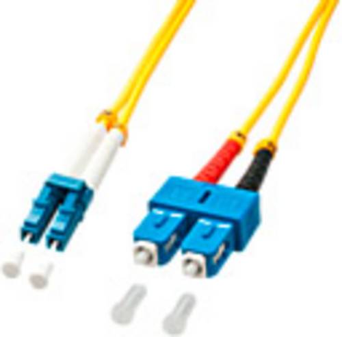 LINDY 47475 Glasfaser LWL Anschlusskabel 15.00 m Singlemode OS2