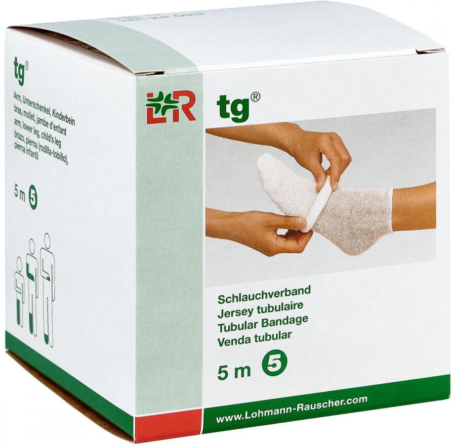 Tg Schlauchverband Größe 5 5 m weiss 24023