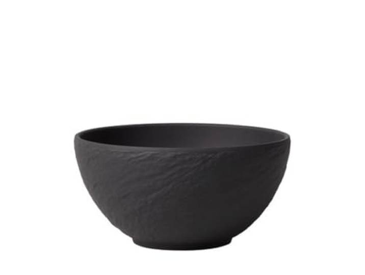Villeroy & Boch - Manufacture Rock Coupelles à dips\, coupelles modernes pour canapés et dips\, porcelaine premium\, résistent au lave-vaisselle\, noires