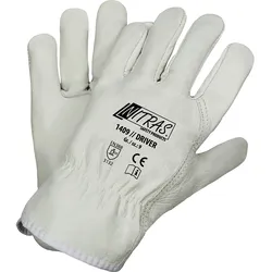 Arbeitshandschuhe Rindsleder  weiß - 1409GR.12 - weiß