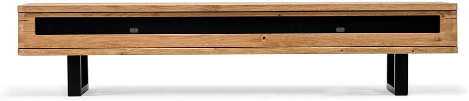 Pharao24.de Fernseher Tisch aus Eiche Massivholz Loft Design