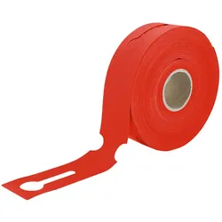 CombiCraft Schlaufenetiketten 260 x 50 mm in Rot - Verpackung mit 500 Stück