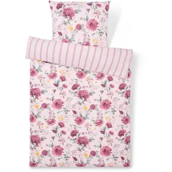 Tchibo - Winterjersey-Bettwäsche - rosa