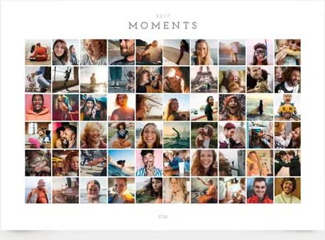 Myposter Fotocollage "Best Moments" auf Poster