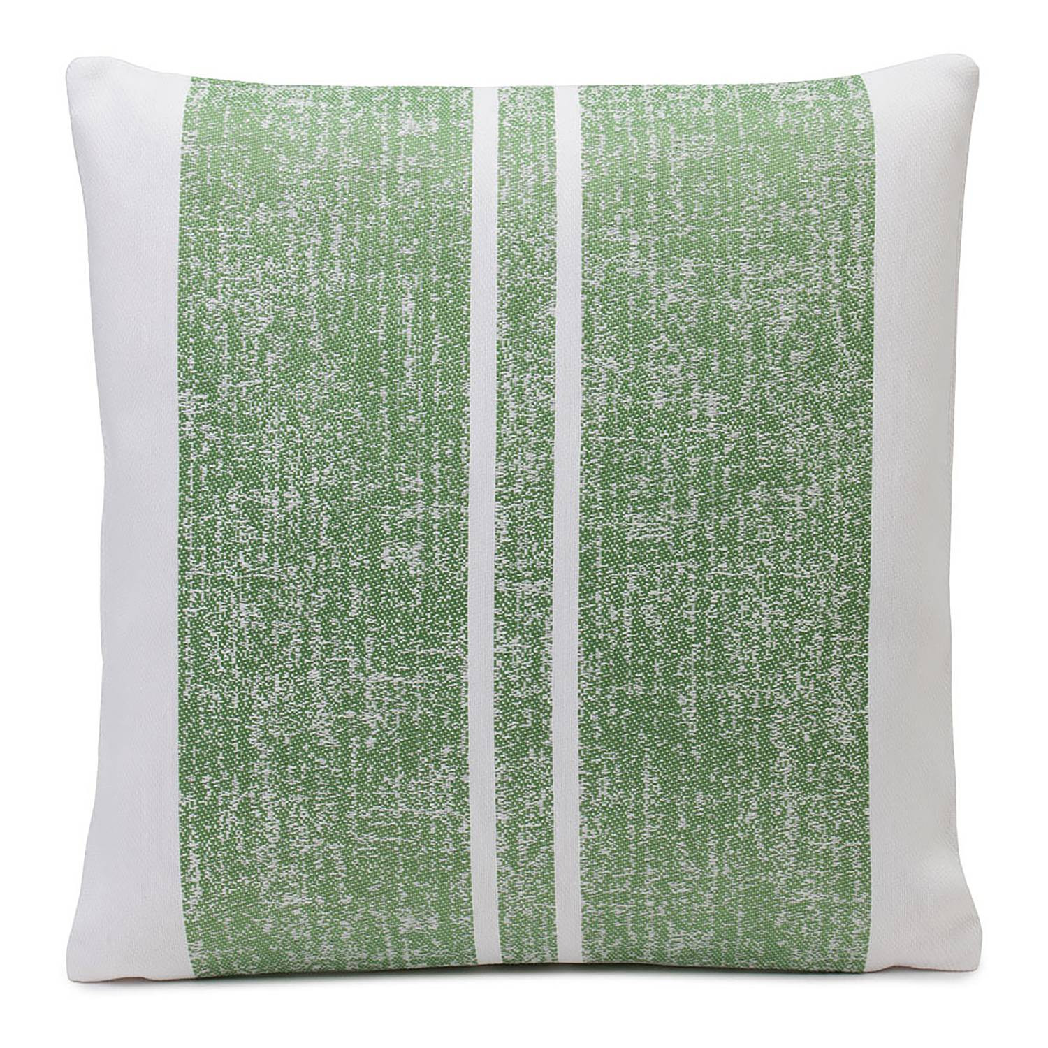 home24 Kussensloop Java groen gestreept mixweefsel B/D: 50 x 50 cm