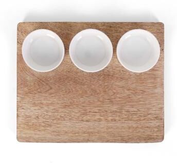INOX artisans Bounty Cheese Board & Pickle Platter