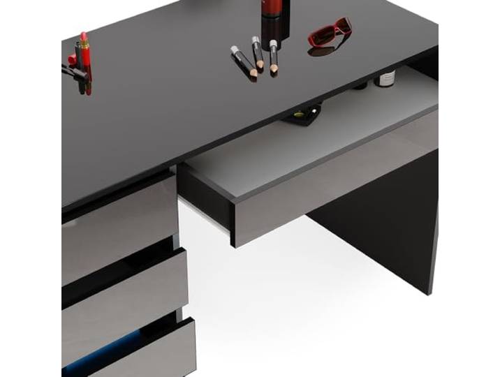 Vicco Schminktisch Sherry, Anthrazit 120 cm