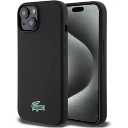 Lacoste Schutzhülle (Apple iPhone 15), Smartphone Hülle, Schwarz