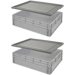 BRB 21622 Euro-Stapelbehälter-Set 80 x 60 x 22 cm