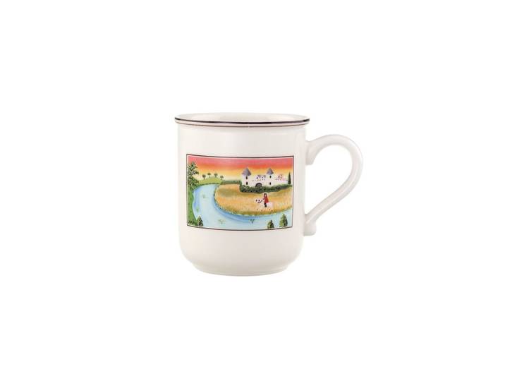 KAFFEEBECHER SCHLOSS Design Naif bunt 300 ml