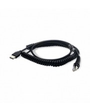 Newland USB-Kabel Schwarz USB A RJ-45 Gerade coiled cable 2m (CBL030UA)