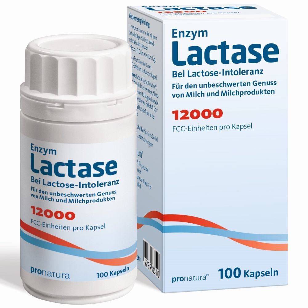 Lactase 12.000 FCC Kapseln 100 St