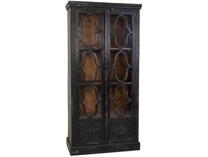 WANDERLUST DECO Vitrine en bois finition artisanale