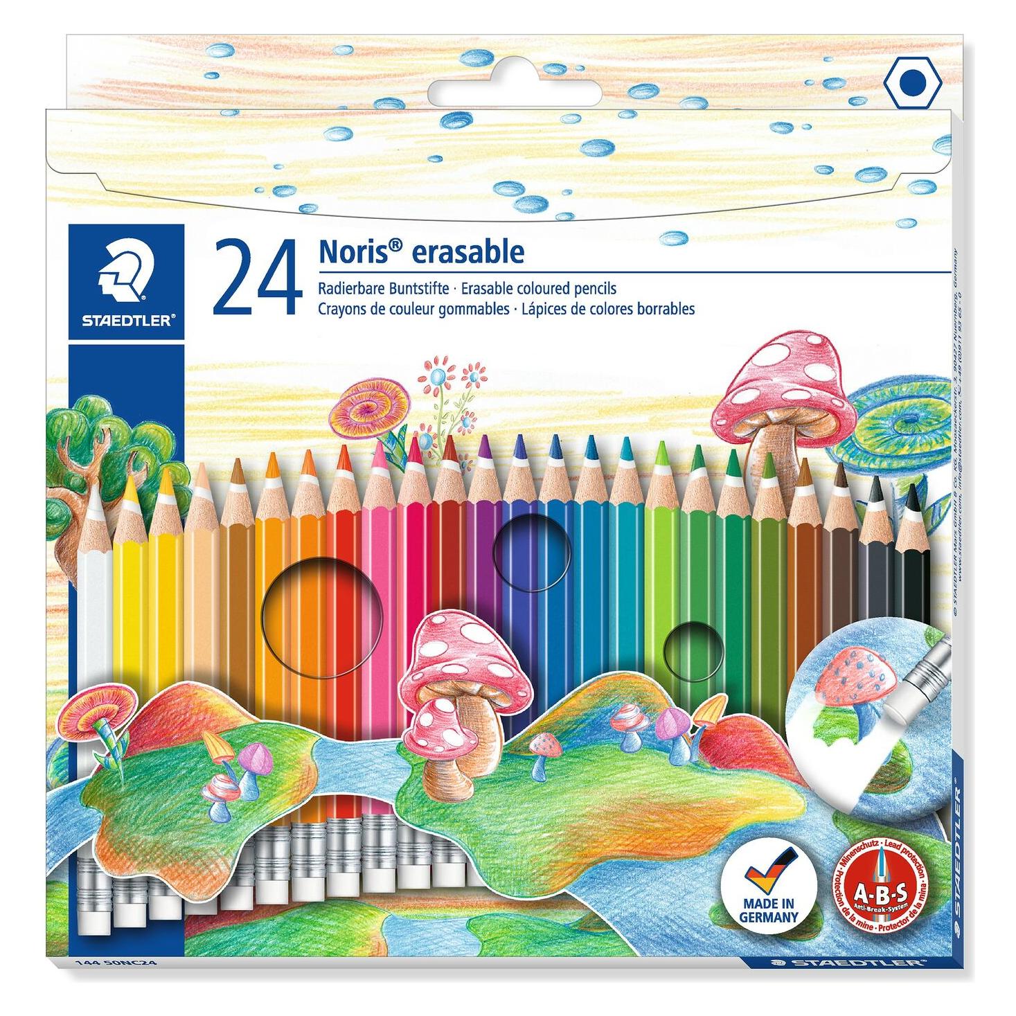 Staedtler Kartonetui Buntstift Noris erasable (24x) (144 50NC24)