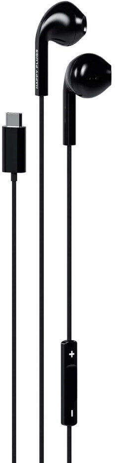 Happy Plugs Høretelefoner m. USB-C - In-Ear - Sort
