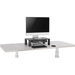 Iggual TV Halterung EM1C ((N/A)) 20 kg, Monitor Erhöhung, Schwarz