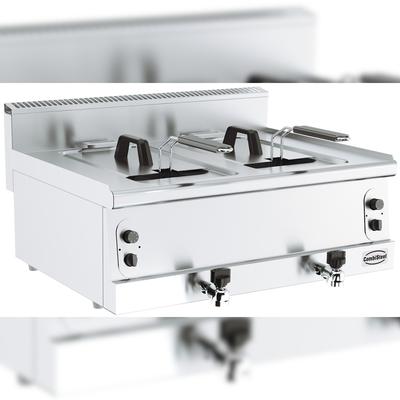 CombiSteel Base 600 Fritteuse Gas 2 X 8L (**Achtung, 800Mm Breite**)