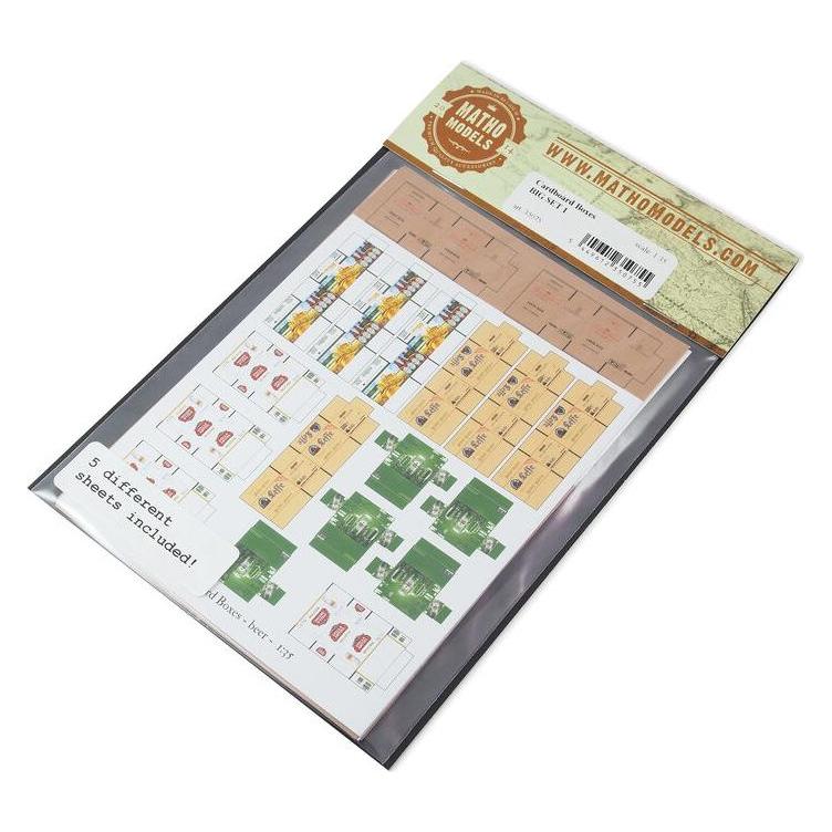 Matho Models Cardboard Boxes - BIG SET 1 (35075)