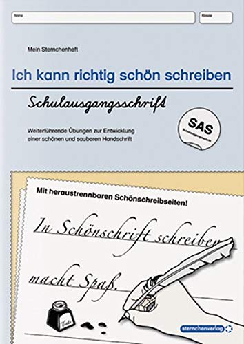 Katrin Langhans - Ich kann richtig schön schreiben - Schulausgangsschrift SAS: Mein Sternchenheft: Weiterführende Übungen zur Entwicklung einer schönen und sauberen Handschrift - Preis vom 15.10.2026 23:06:25 h