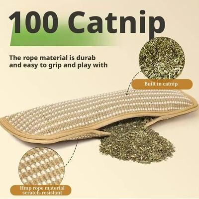 Uplift Essentials Catnip Infused Crinkle Kicker Pillow Toy l