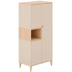 Paidi Kleiderschrank Mila & Ben 95 x 206 cm Dekor Cashmere-Beige