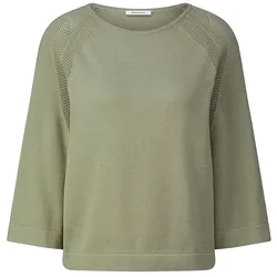 Pullover U-Boot-Ausschnitt Peter Hahn grün, 36