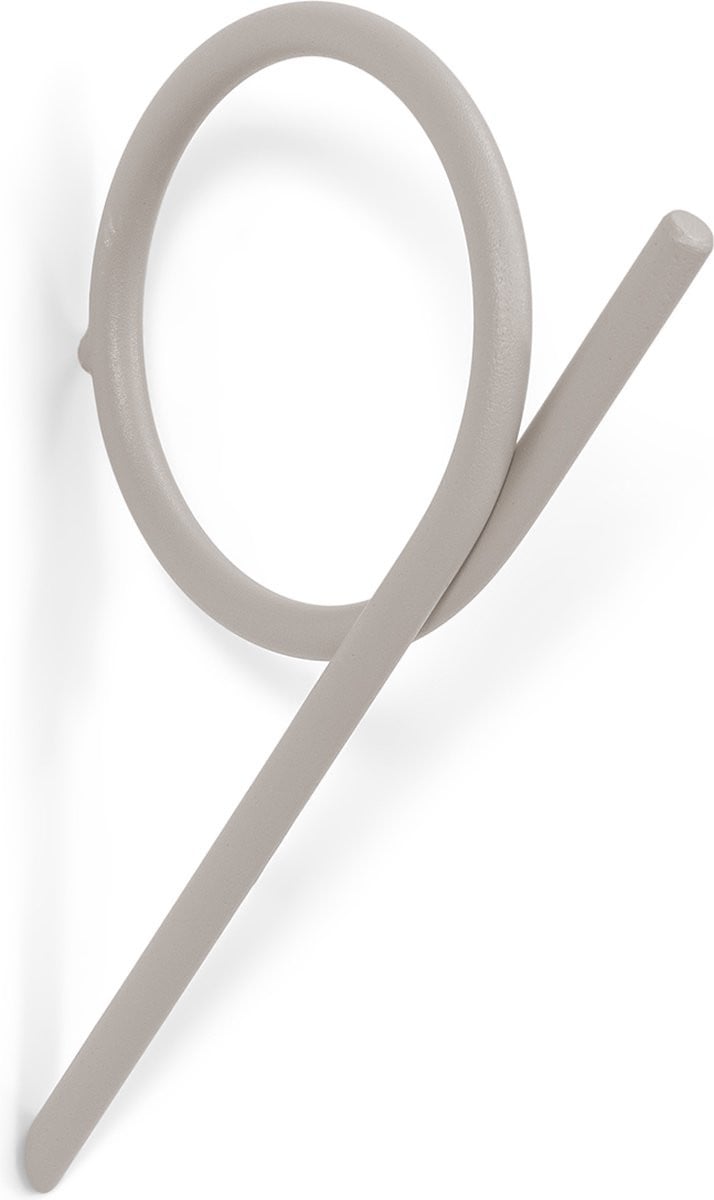Spinder Design BUDDE kapstok Tuba S - Silky Taupe - Staal
