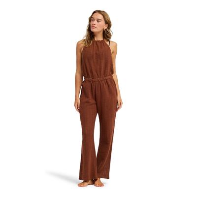 Overall ROXY "Luna Feeling", Damen, Gr. M, braun (cappuccino), Obermaterial: 50% Baumwolle, 50% Polyester., Overalls Overall