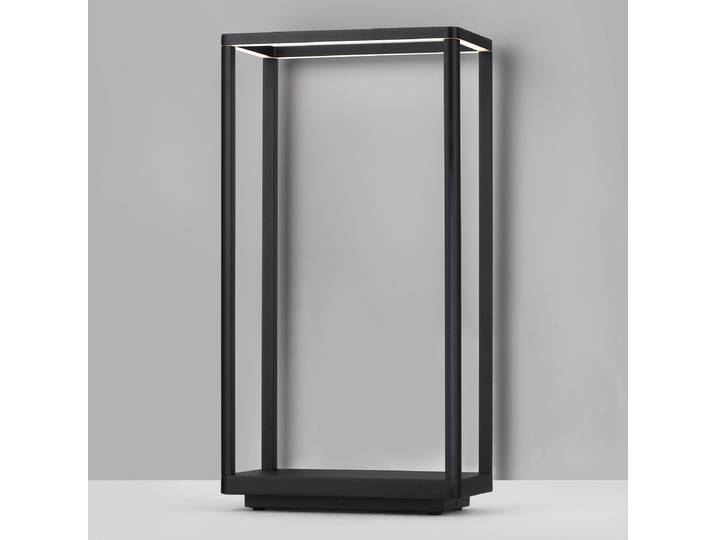 LED-Wegeleuchte 15 x 13cm Grau