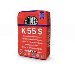 Ardex K 55 S Schnellspachtelmasse REVOCEM Technologie 20 kg Foliensack