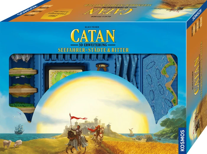 Kosmos CATAN 3D - Seefahrer + Städte & Ritter (Erweiterung)