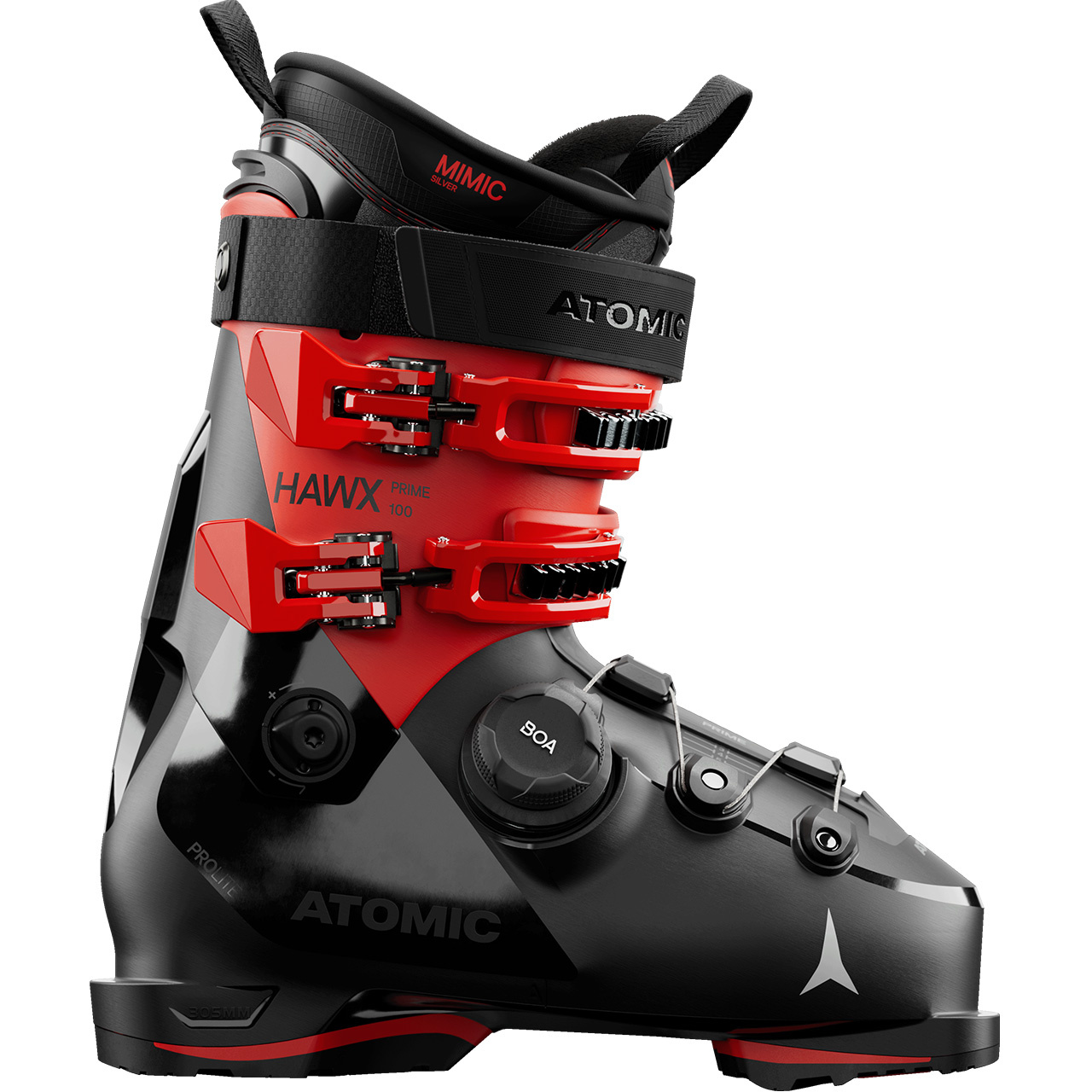Atomic Hawx Prime 100 BOA GW black/red - 25 / 25.5