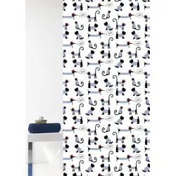 GRUND Duschvorhang Hello! multicolor 180x200 cm