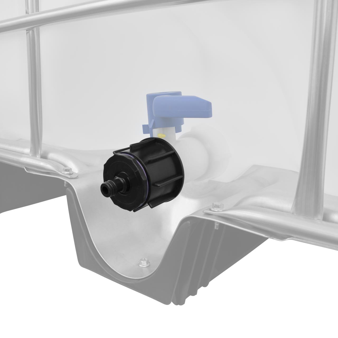 REKUBIK IBC Adapter BSP 2" - Steckkupplung "GARDENA" kompatibel