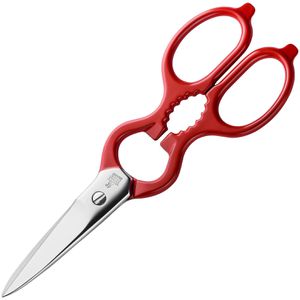 Zwilling Küchenschere Küchenhilfe, 43924-200, 20cm, Edelstahl, geschmiedet, rot