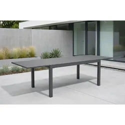 HARTMAN Ausziehtisch Tipperary xerix/stone grey, Aluminium/HPL, 160/260x93cm