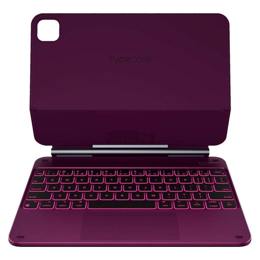 Typecase Edge Keyboard Case for iPad Pro 11" (2024/2025) - Raspberry (Apple iPad Pro 11 2024, Apple iPad Pro 11 2025) (Typ000032)