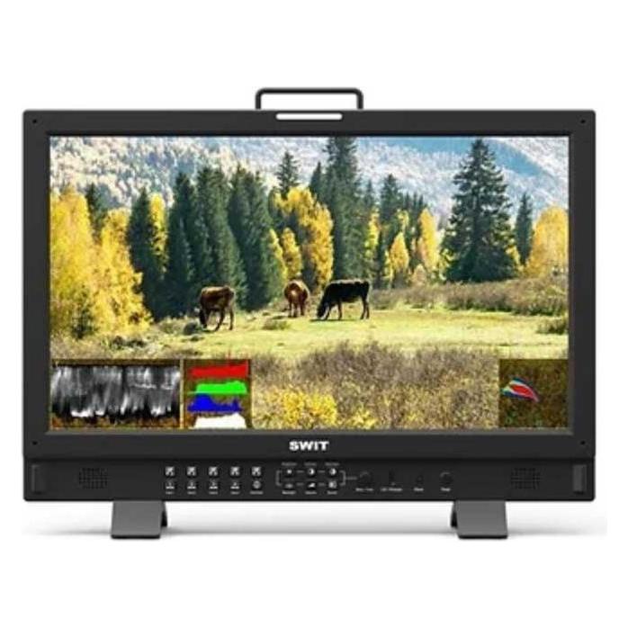 Swit 21.5" 12G-SDI 4K QLED HDR Zero-Delay FHD Monitor, 100%DCI-P3 color gamut 18-bit Processing Support (21.50", Full HD) (BM-H215)