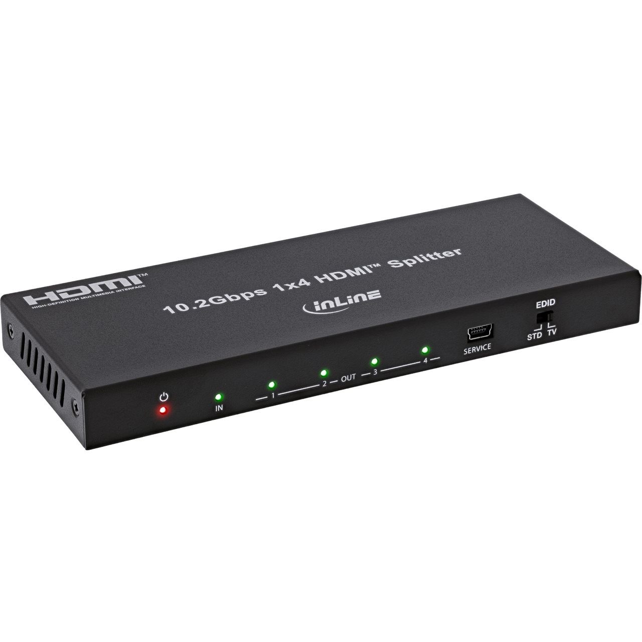 InLine Video Splitter, 1x4, HDMI 4K/30Hz
