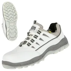 Sicherheitshalbschuhe S3 "SPORT STEP WH 7305" - 38 - Weiß