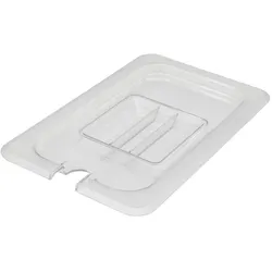 AcMax Polycarbonat Deckel mit Aussparung GN 1/4 Gastronormbehälter GN-Behälter Gastronorm Kunststoff
