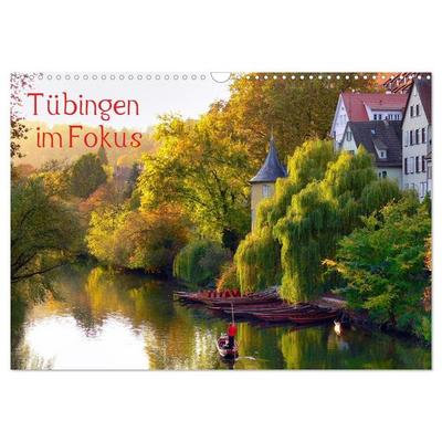 Tübingen im Fokus (Wandkalender 2027 DIN A3 quer), CALVENDO Monatskalender