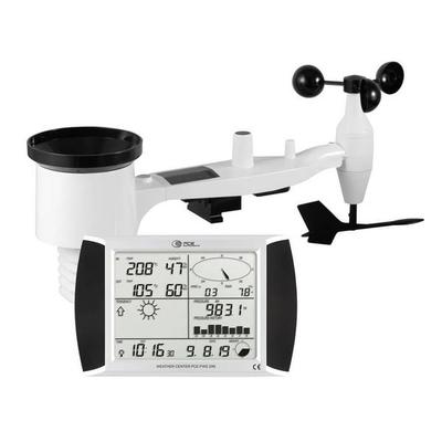 PCE Instruments Wetterstation PCE-FWS 20N |1 Touchscreen Display |Solarmodul |Vorhersage |Analyse Software |Funk uvm.