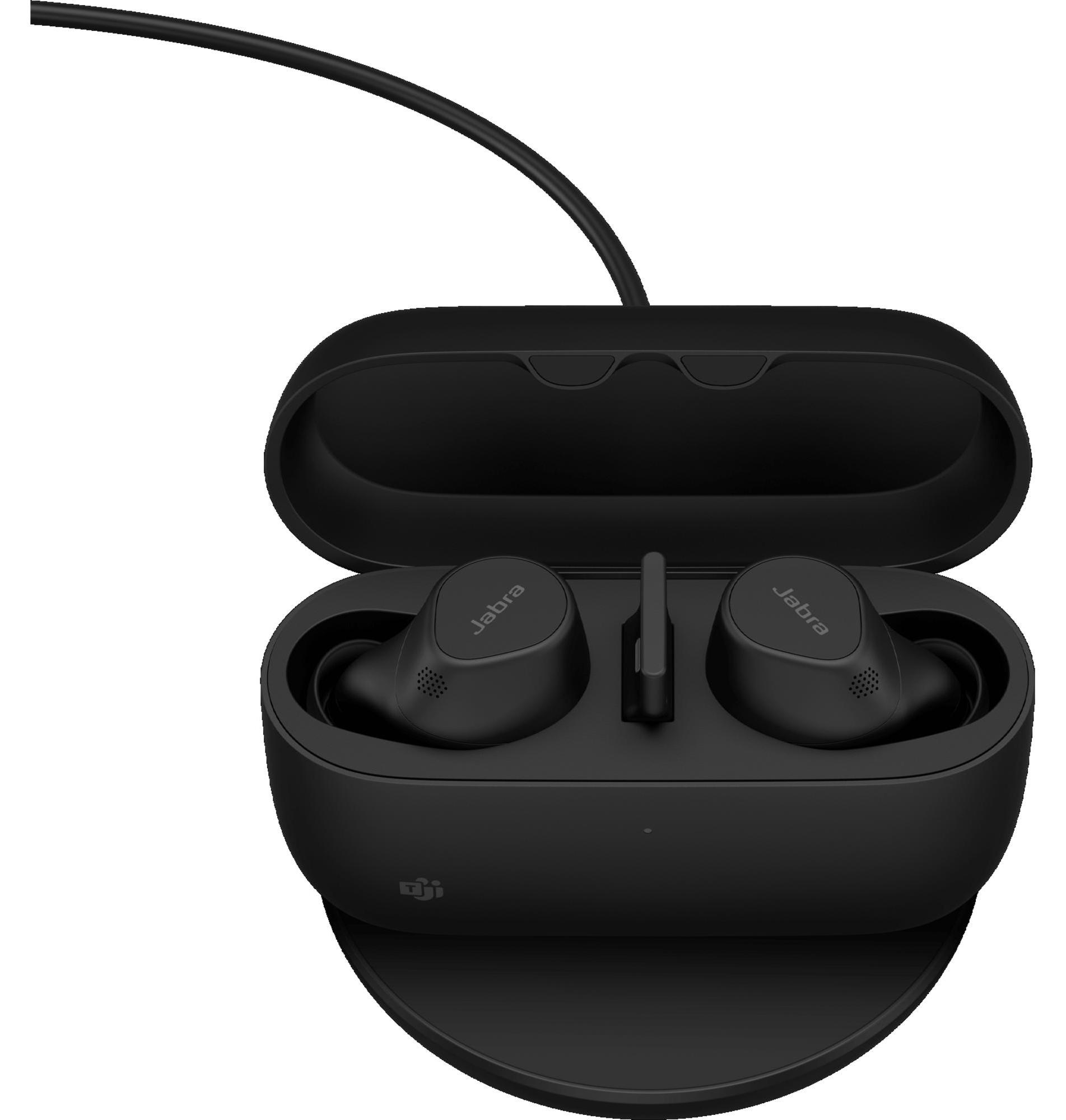 Jabra Evolve2 Buds MS 20797-999-989 - True Wireless-Kopfhörer mit Mikrofon - im Ohr - Bluetooth - aktive Rauschunterdrückung - Adapter USB-A via Blue