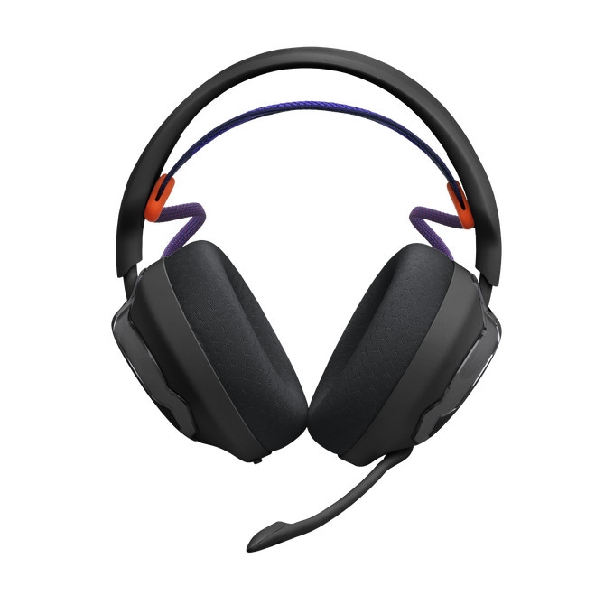 JBL Quantum 650 Wireless Over-Ear-Gaming-Headset, weiss/violett