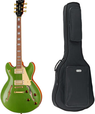 Harley Benton HB-35Plus Metallic Gree w/Bag Metallic Green