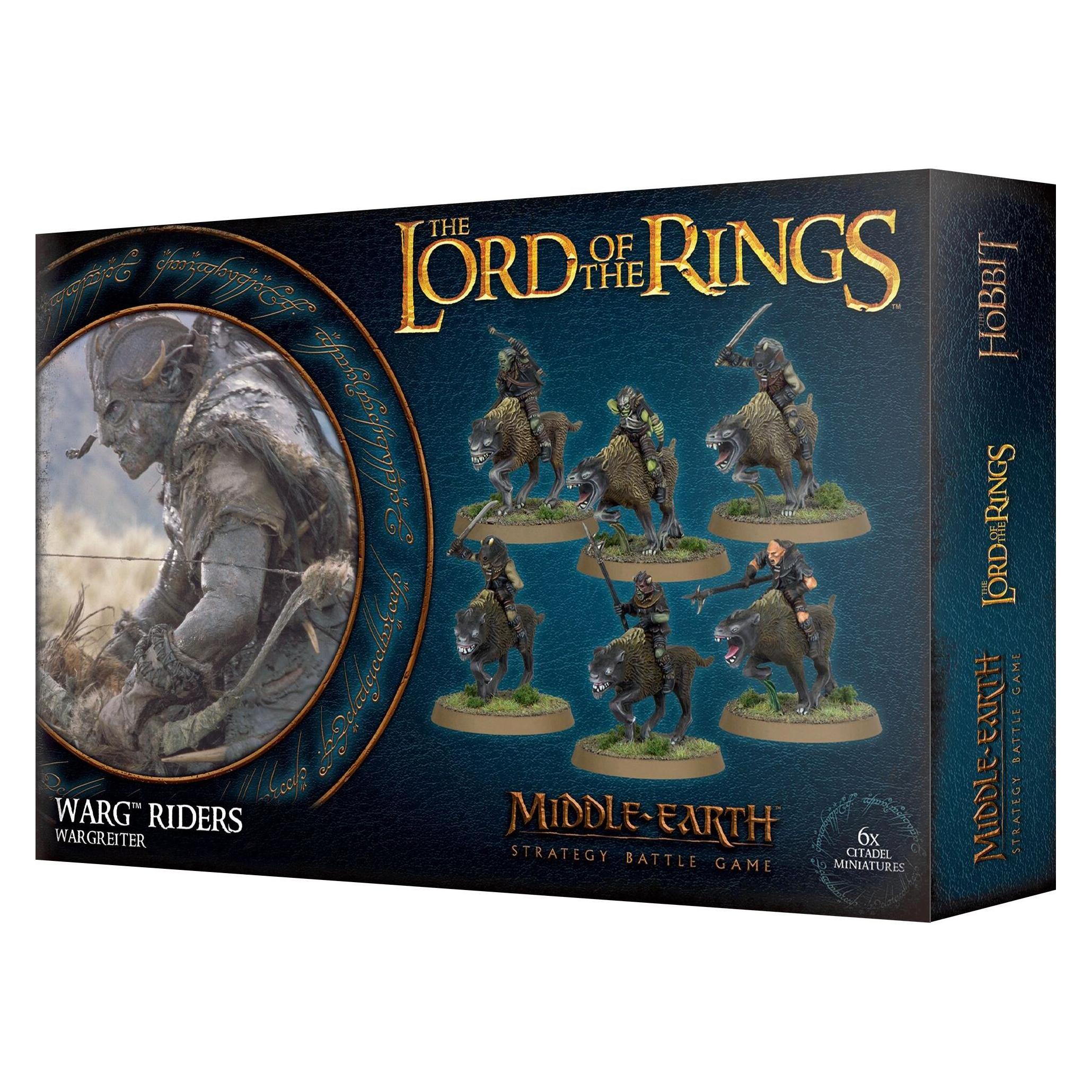 Games Workshop Warg Riders - The Lord of the Rings: Middle Earth (Kunststoff) (30-37)