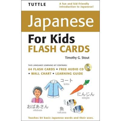 Tuttle Japanese for Kids Flash Cards Kit, Taschenbuch von Timothy G. Stout, Tuttle Publishing, 978-4-8053-0904-9