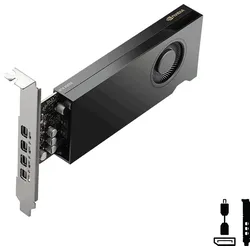 PNY RTX 2000E Ada Generation, 16GB GDDR6, 4x mDP, Smallbox